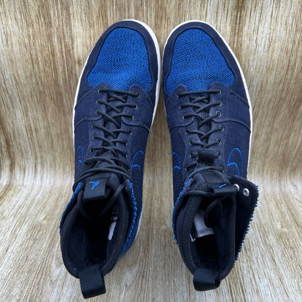 Nike Air Jordan 1 Retro High Ultra Royal Men's 12 Blue Black Suede 844700-007